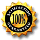 100% Satisfaction Guarantee Seal